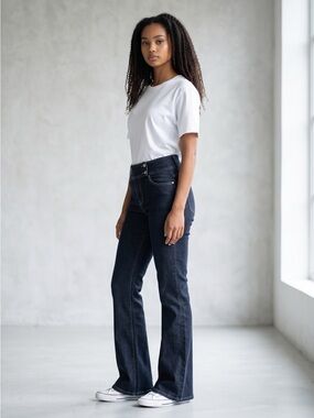 Dolce & Gabbana Black High-Rise Straight Leg Jeans